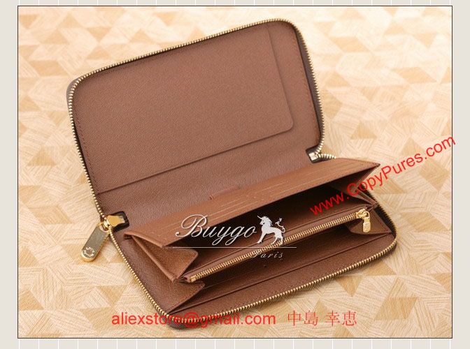 LOUIS VUITTON ルイヴィトン M60002 モノグラム ジッピー オーガナイザー ラウンドファスナー 長財布